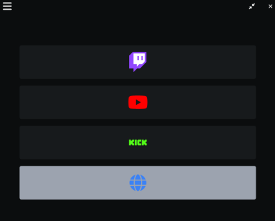 Ghost Chat Globe Menu
