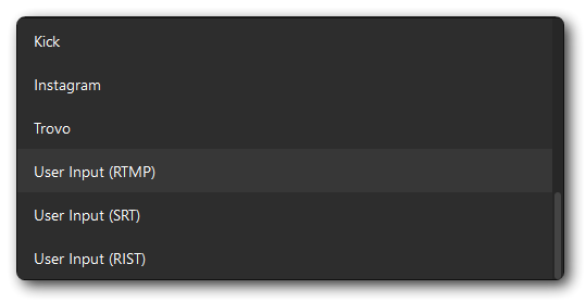 PRISM Output Dropdown